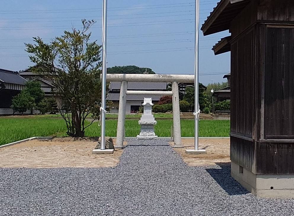 墓石部 八坂神社　ひたちなか市